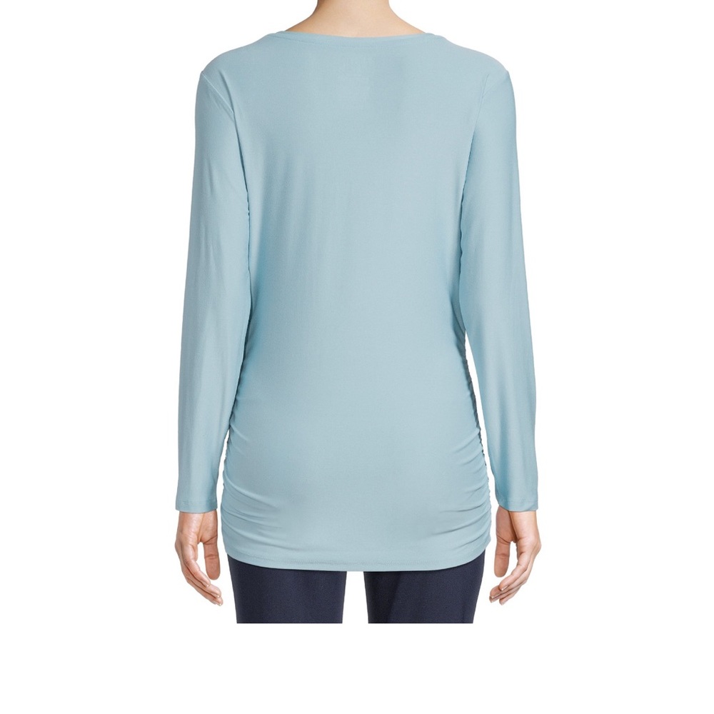 Time and Tru Women's Maternity Long Sleeve T-Shirt Size L - Picture 2 of 9